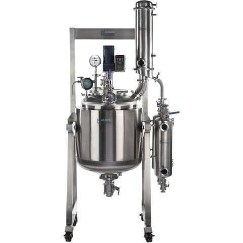 Ai 100L Dual-Jacketed, 316L-Grade Stainless Steel Reactor