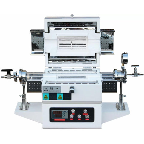 Tube Furnace, Open Top, Quartz Tube, 1-Zone, 1200°C