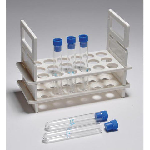 Test Tubes, Polystyrene with Caps