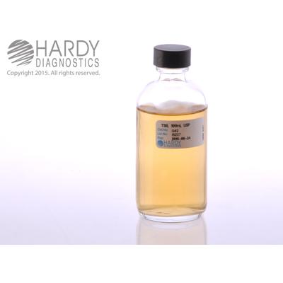 Tryptic Soy Broth (TSB), USP, 100ml, 4oz glass bottle, Hardy Diagnostics