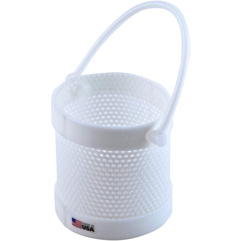 146554, Basket Dipping Round, HDPE 6 x 6"