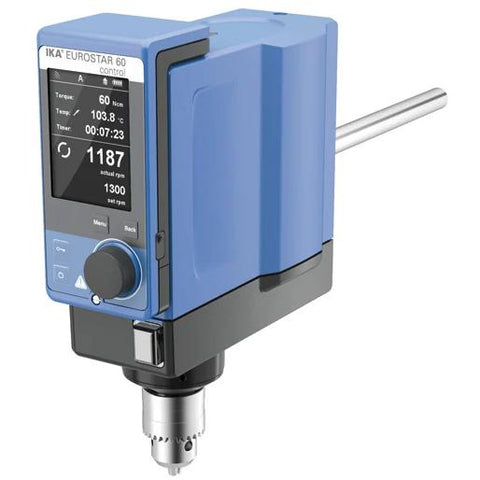 IKA EUROSTAR 60 Control Overhead Stirrer, 60 Ncm, Up to 40 L