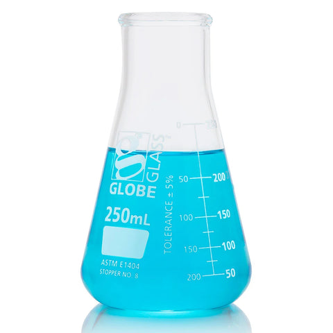 Glass Erlenmeyer Flasks, Wide Mouth