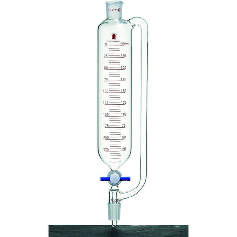 Funnel, Pressure Equalizing, 1:5 PTFE Stopcock