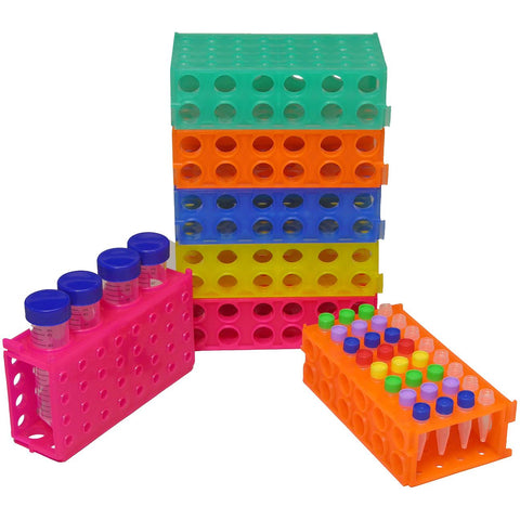 Tube Racks, 4 Way, Connectable, PP