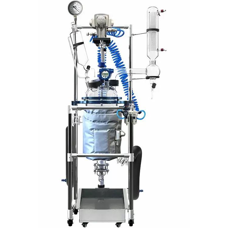Ai 10L R Series Single Or Dual Jacketed Glass Filter Reactor