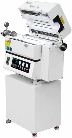 Tube Furnace, Rotary & Tilting, Open Top, Quartz Tube, 1 to 3 Zone, 1200°C