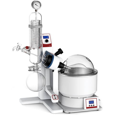 Ai SolventVap 2L Rotary Evaporator, Vertical Coiled Condenser, Motorized Lift