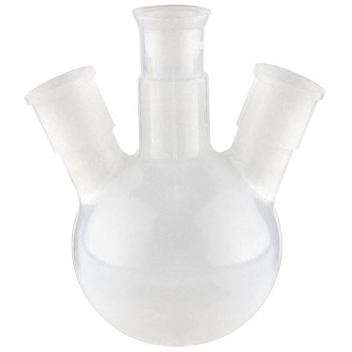 Round Bottom Flasks, PFA, 3-Neck