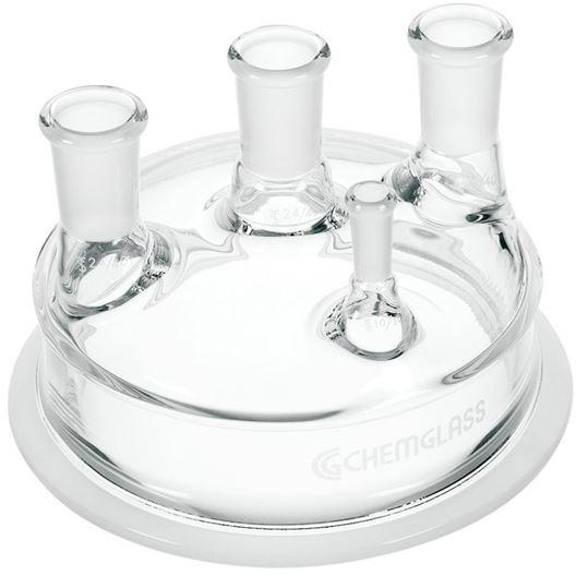 Reaction Vessel Lids, 4-Necks, Thermometer Joint