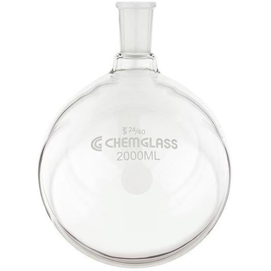 Flasks, Heavy Wall, Round Bottom, Single Neck, 2L to 20L