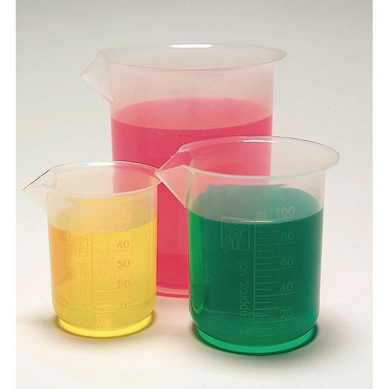 Beakers, Tapered Spouts, PP