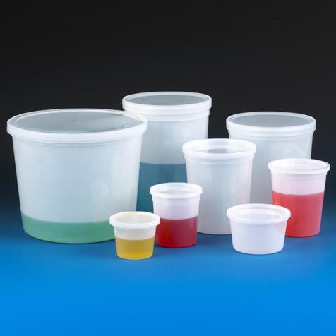 Economy Containers, Multi-Purpose, Snap Lid, HDPE