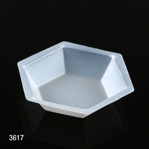 Hexagonal Plastic Anti-Static Weighing Dishes 