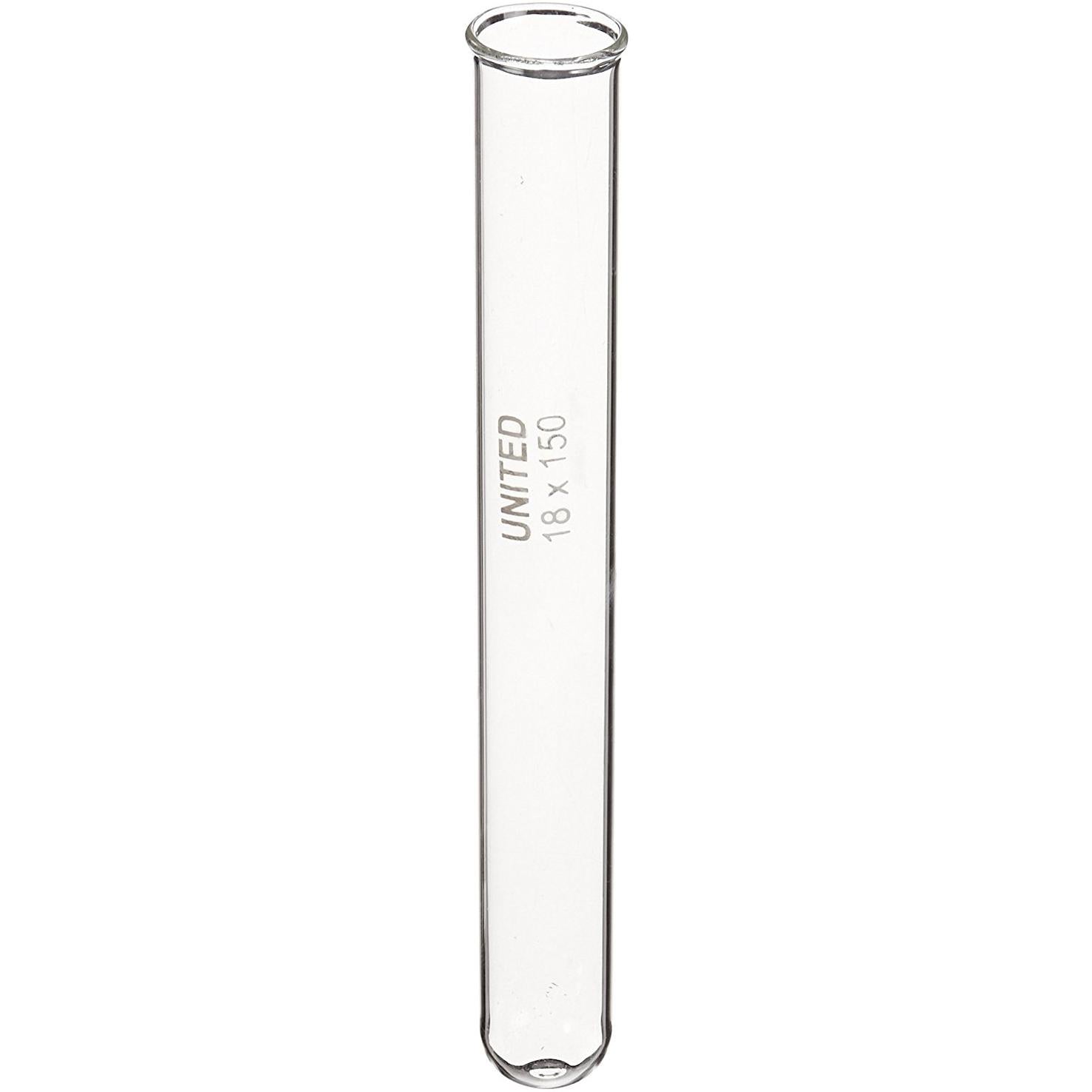 Test Tubes with Rim, Borosilicate Glass