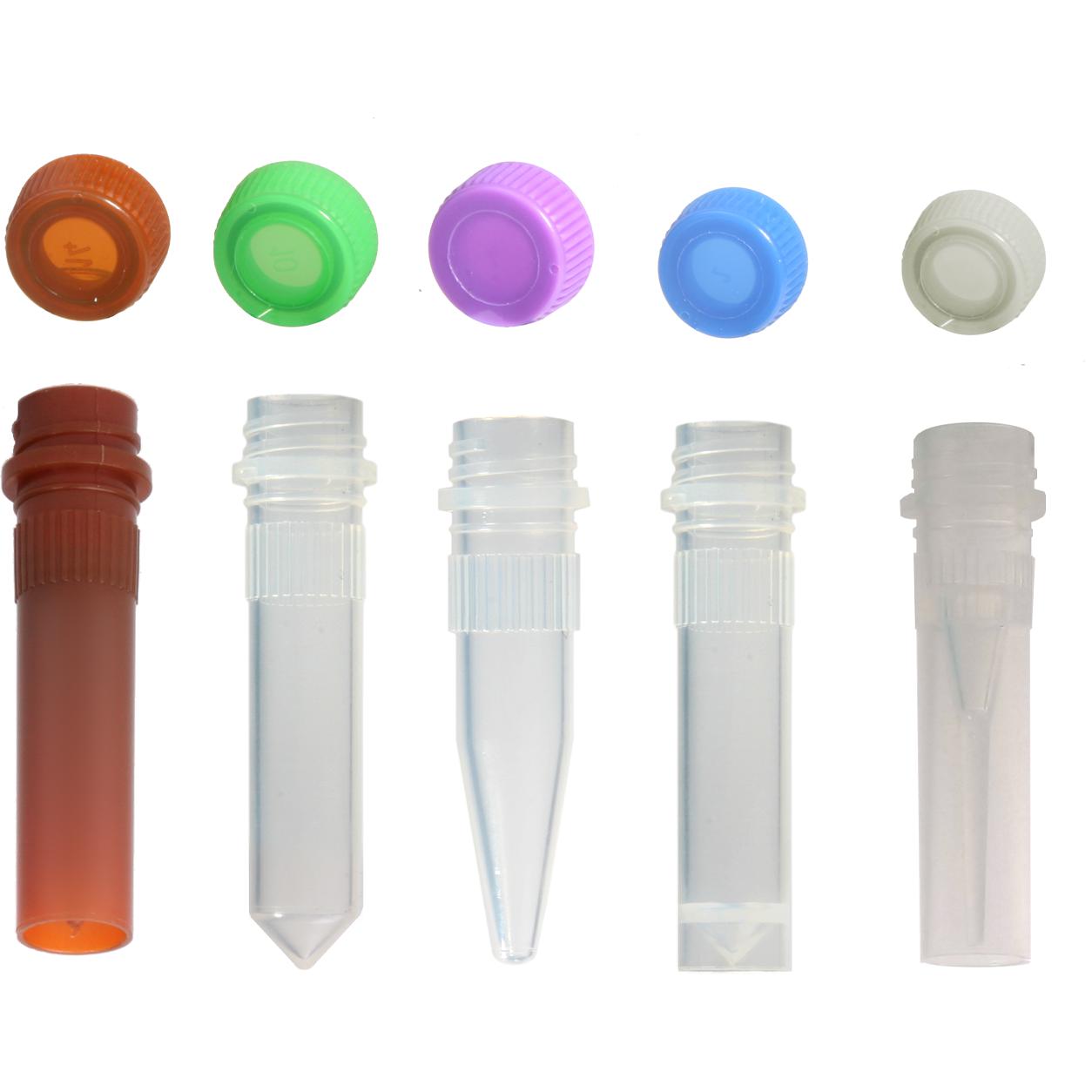 Screw Cap Microcentrifuge Tubes and Caps