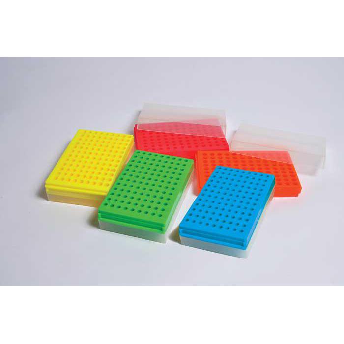Reversible Racks for Microcentrifuge Tubes, Assorted Colors, PP