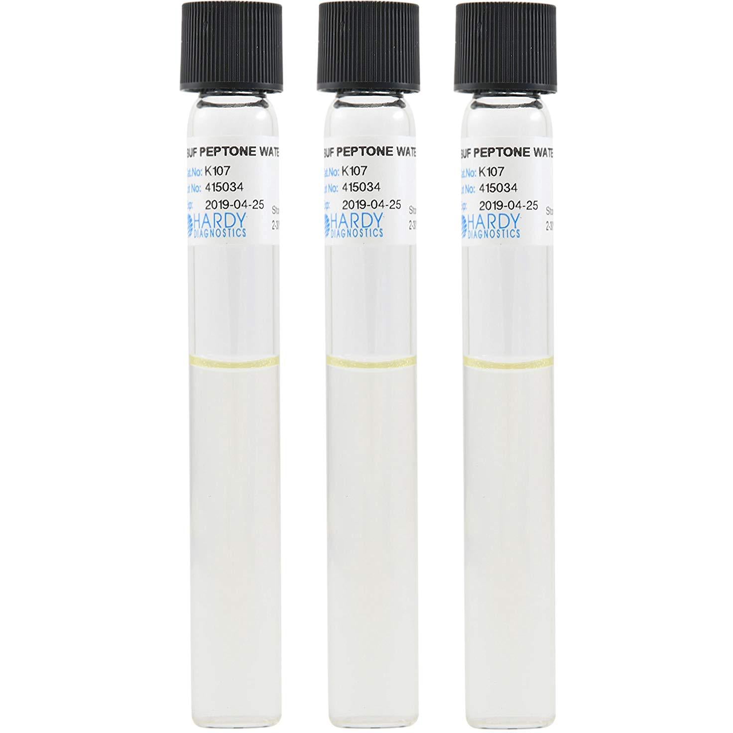 Buffered Peptone Water, 9ml fill, 16x125mm tube, Hardy Diagnostics