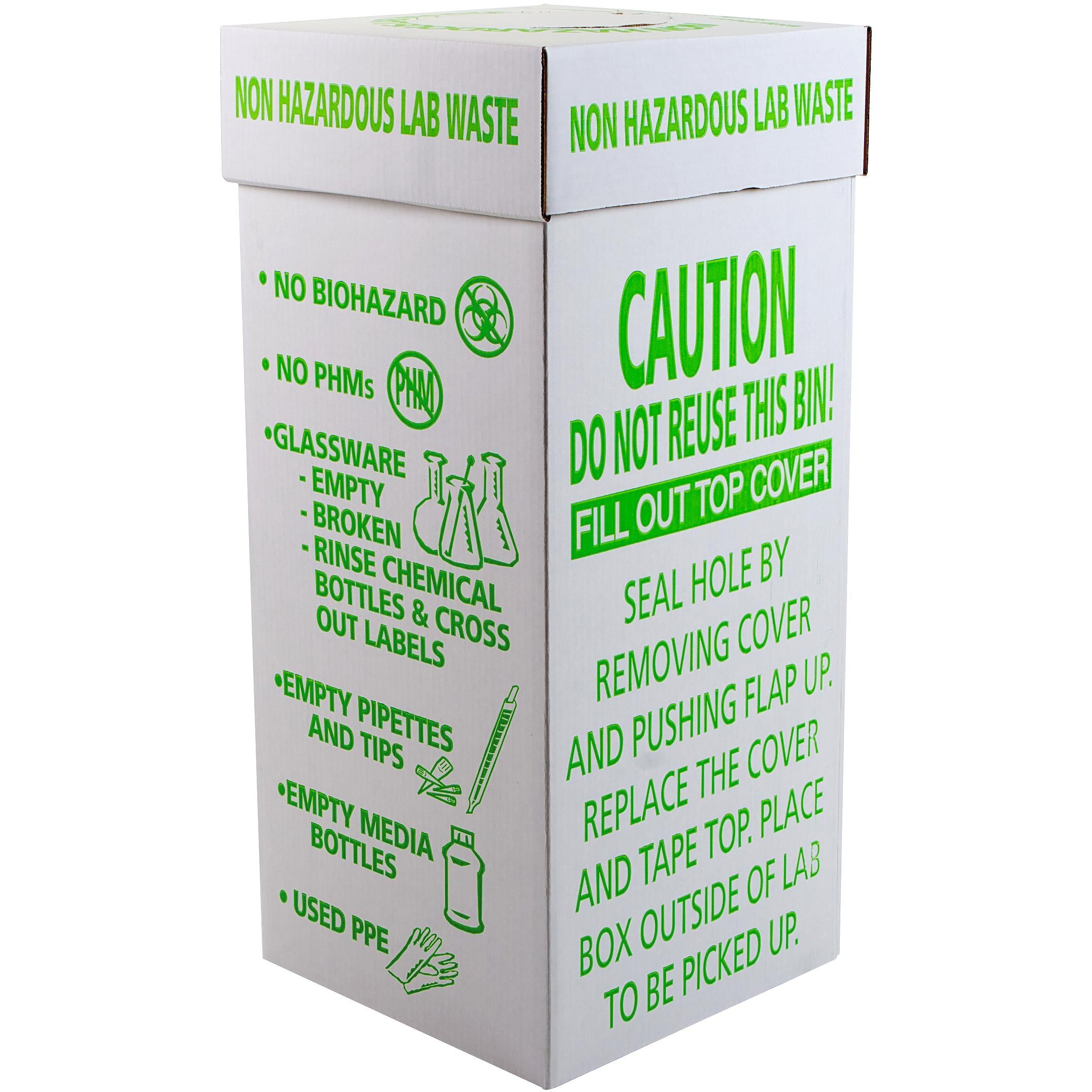 Non-Hazardous Disposal Boxes with Handles