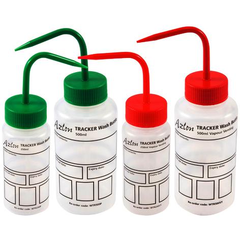 Azlon Tracker Wash Bottles, LDPE
