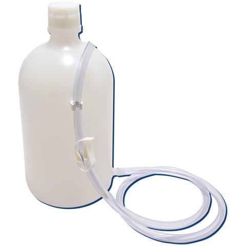 Carboy With Tubing and Clamp, LDPE