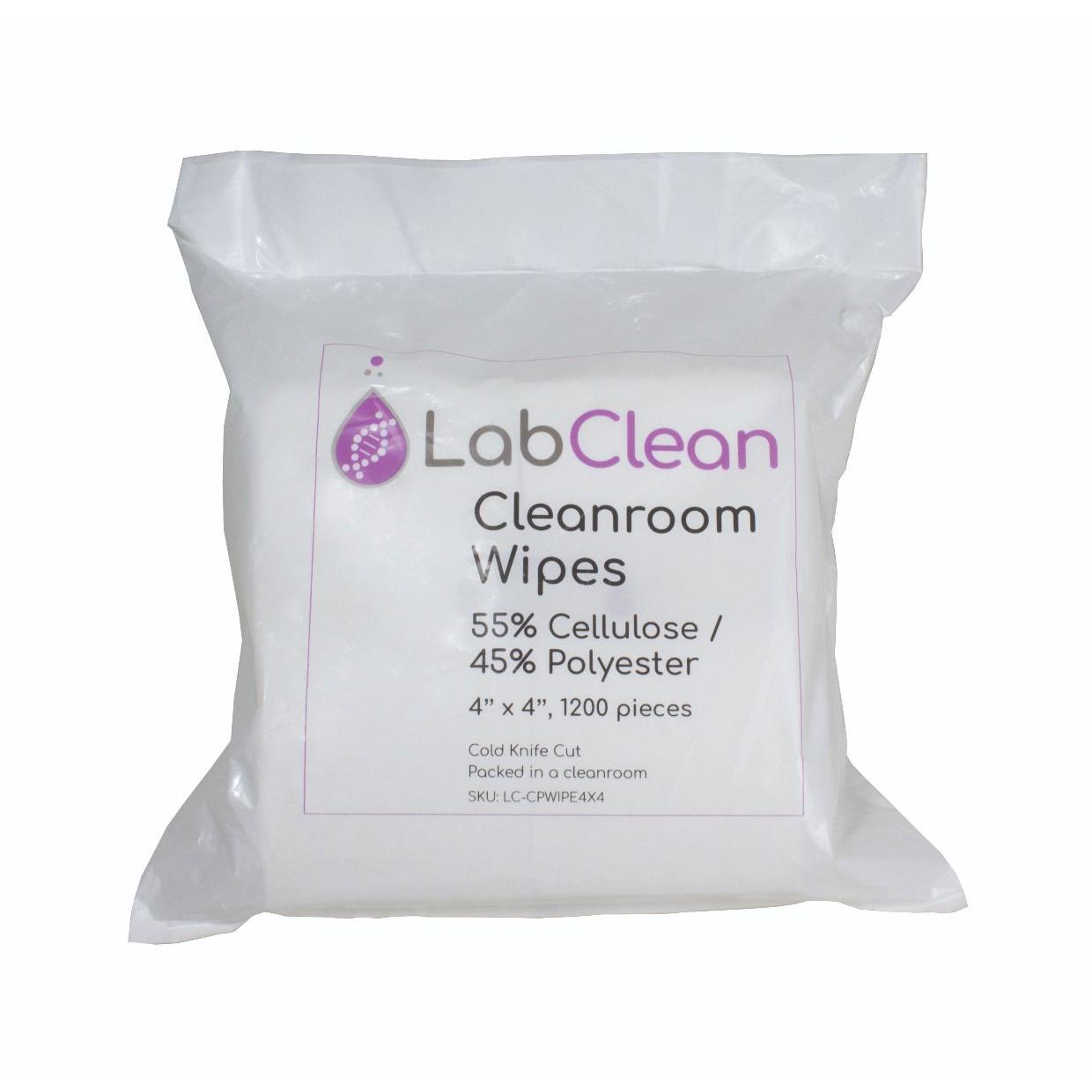 LabClean™ Cleanroom Wipes, 55% Cellulose / 45% Polyester