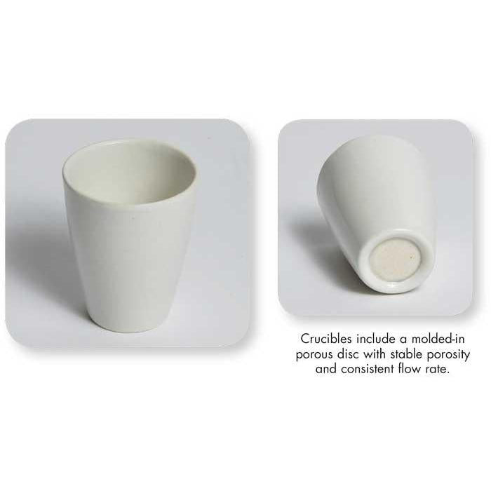 Crucibles, Porous Bottom, Porcelain