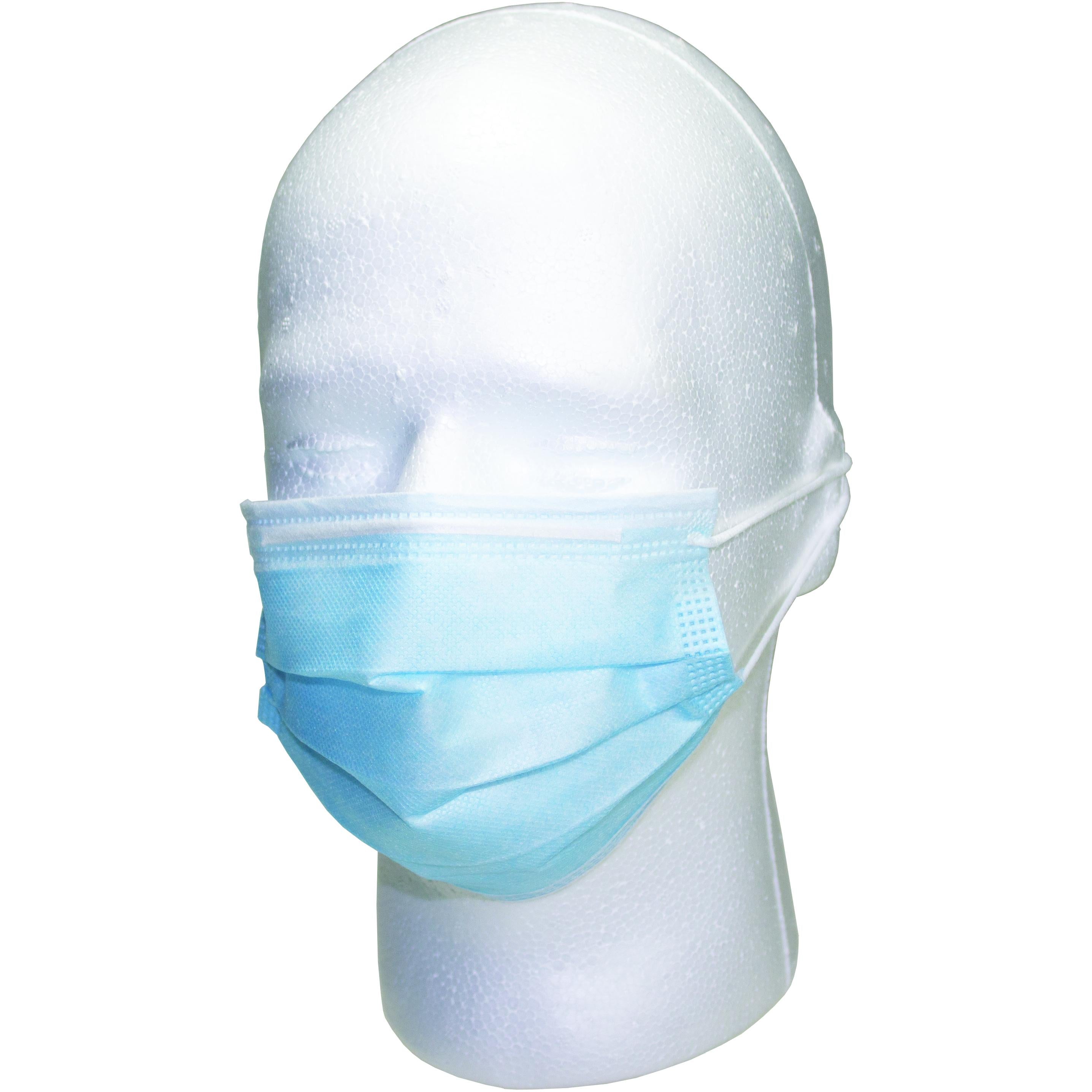 Disposable Face Masks, 3-Ply, Ear Loops