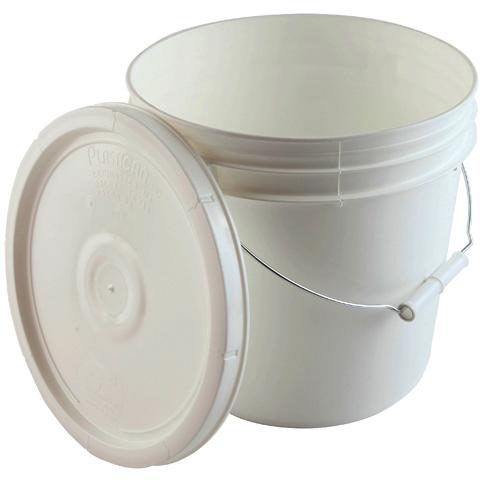 Pail with Cover, HDPE