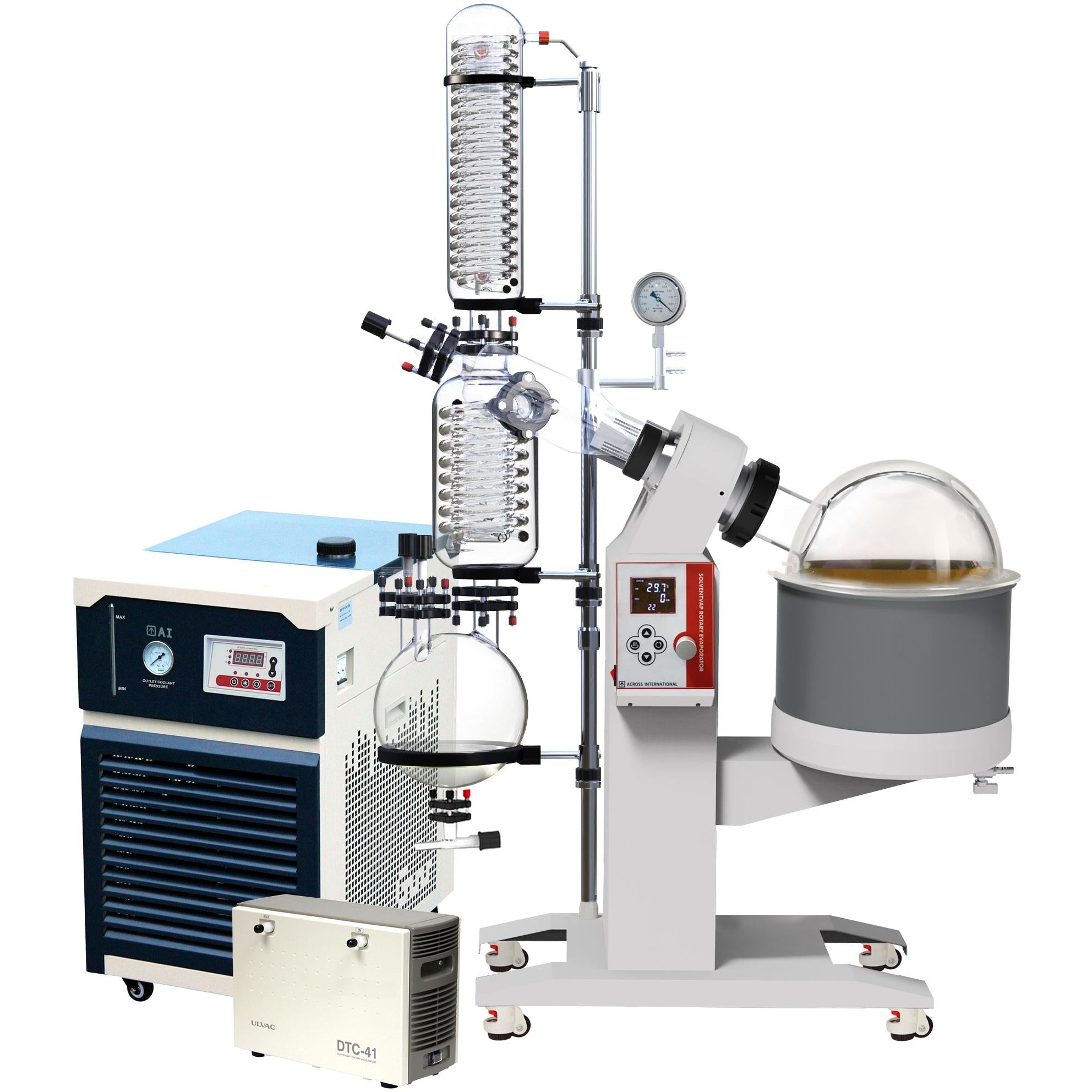 Ai SolventVap 10L Rotary Evaporator, Turnkey, with Ai C30 Chiller and ULVAC Pump