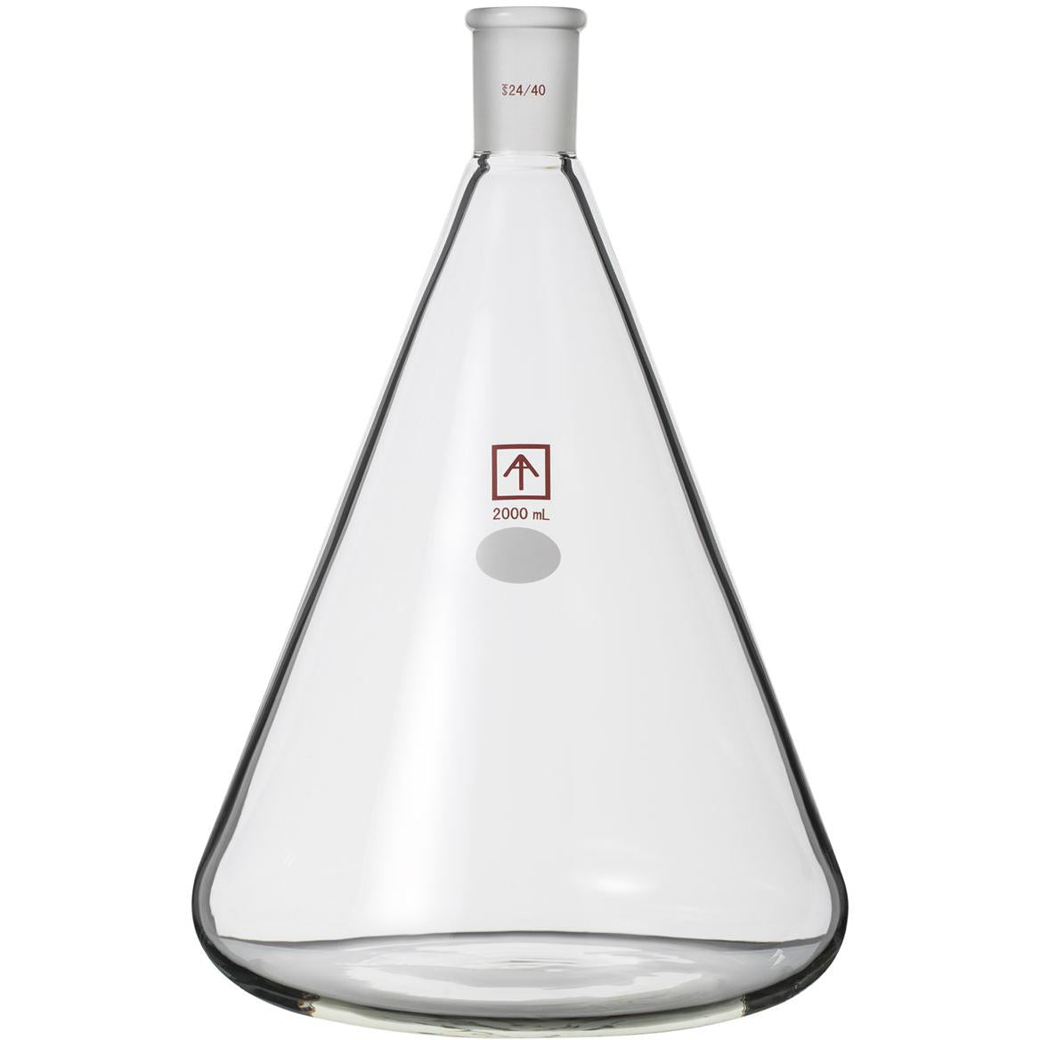Flask, 2L, Heavy Wall Erlenmeyer With Joint