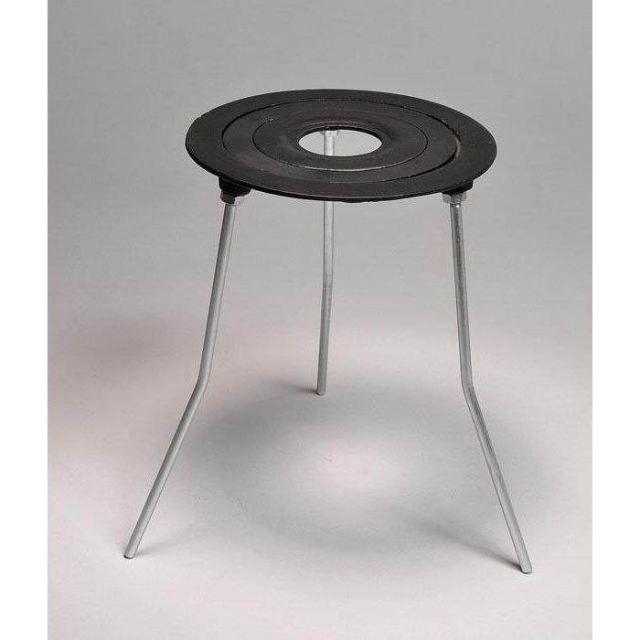 Tripod Stands with Concentric Rings, Cast Iron