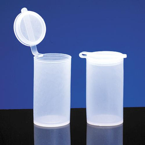 Vials with Hinged Snap Cap, LDPE